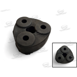 Soporte de goma de tres agujeros para silenciador para SAF, DEER